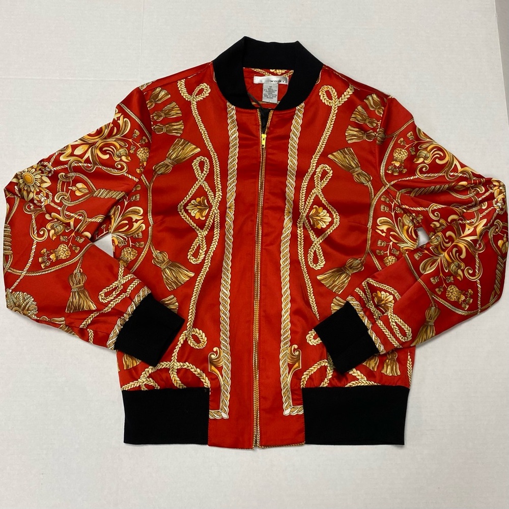 90’s Red Satin Jacket
